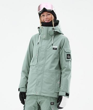 Green Women's Dope Adept W Ski Jackets | AUHK3560