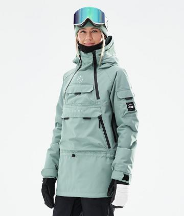 Green Women's Dope Akin W 2021 Snowboard Jackets | AUEX3417