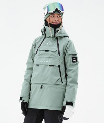 Green Women's Dope Akin W Ski Jackets | AUMA3576