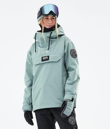 Green Women's Dope Blizzard W 2021 Ski Jackets | AUWY3626