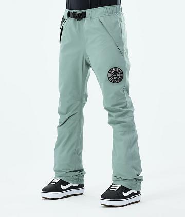 Green Women's Dope Blizzard W 2021 Snowboard Pants | AUWY3249