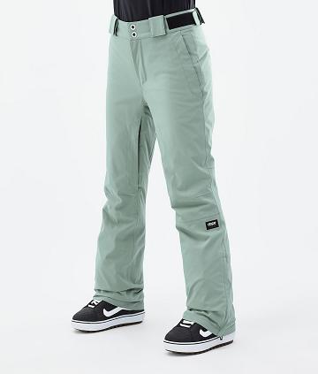 Green Women's Dope Con W Faded Snowboard Pants | AUDN3265