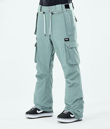 Green Women's Dope Iconic W 2021 Snowboard Pants | AUFM3282