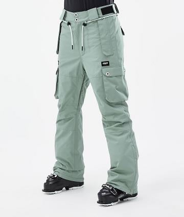 Green Women's Dope Iconic W Ski Pants | AUPQ3339