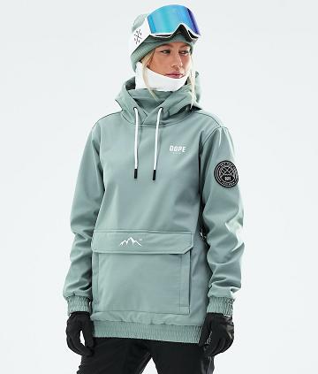 Green Women's Dope Wylie W Capital Snowboard Jackets | AUFM3510