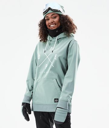 Green Women's Dope Yeti W 10k Ski Jackets | AUWY3703