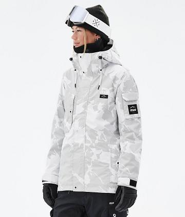 Grey / Camo Women's Dope Adept W Ski Jackets | AUVD3552