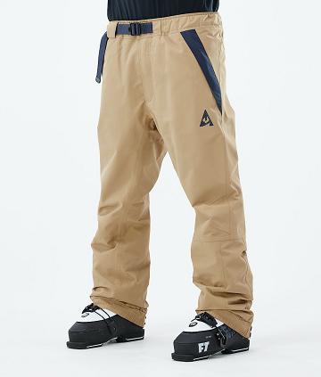 Khaki / Blue Men's Dope JT Blizzard Ski Pants | AUNB2658