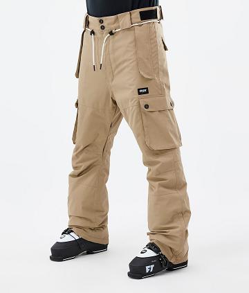 Khaki Men's Dope Iconic Ski Pants | AUDN2644