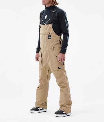 Khaki Men's Dope Notorious B.I.B Snowboard Pants | AUGL2597