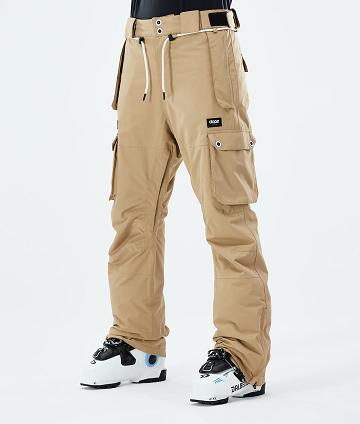 Khaki Women's Dope Iconic W 2021 Ski Pants | AUEX3346