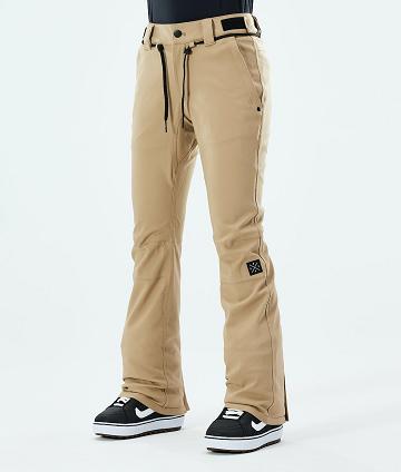 Khaki Women's Dope Tigress W 2021 Snowboard Pants | AUNB3297