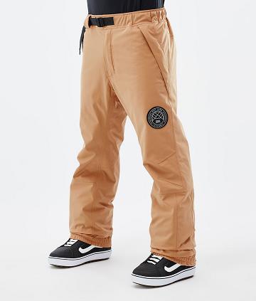 Khaki / Yellow Men's Dope Blizzard Snowboard Pants | AUEX2557