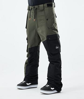 Olive / Green / Black Men's Dope Adept 2021 Snowboard Pants | AUXF2539