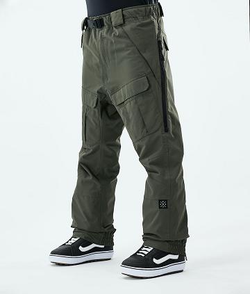 Olive / Green Men's Dope Antek 2021 Snowboard Pants | AUPQ2550