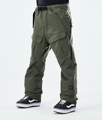 Olive / Green Men's Dope Antek Snowboard Pants | AUZG2540