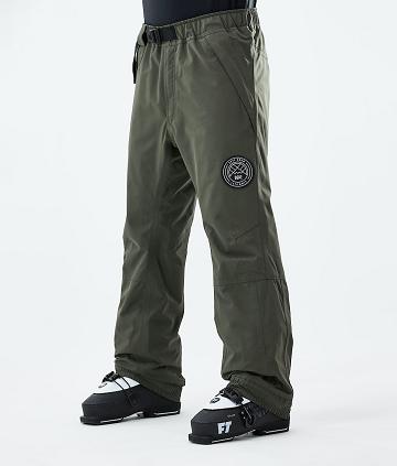 Olive / Green Men's Dope Blizzard 2021 Ski Pants | AUPQ2629