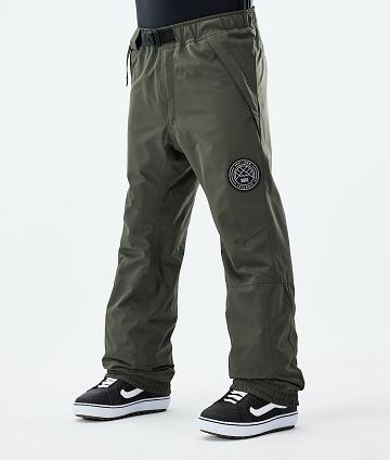 Olive / Green Men's Dope Blizzard 2021 Snowboard Pants | AUZG2566