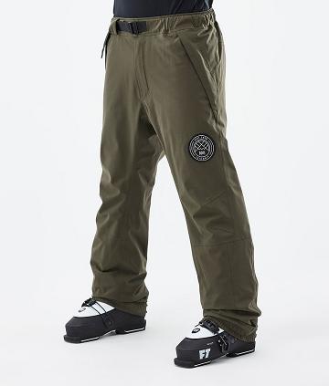 Olive / Green Men's Dope Blizzard Ski Pants | AUJJ2621