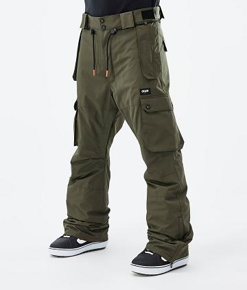 Olive / Green Men's Dope Iconic 2020 Snowboard Pants | AURW2582