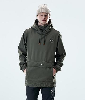 Olive / Green Men's Dope Nomad Outdoor Jackets | AUEX2707