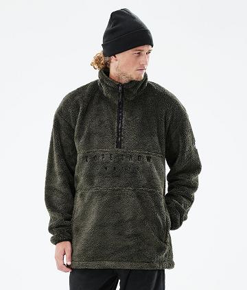 Olive / Green Men's Dope Pile 2021 Fleece | AUOR3056