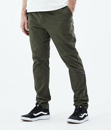 Olive / Green Men's Dope Rover Outdoor Pants | AUMA2683