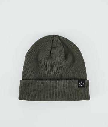 Olive / Green Men's Dope Solitude 2021 Beanie | AUIS3217