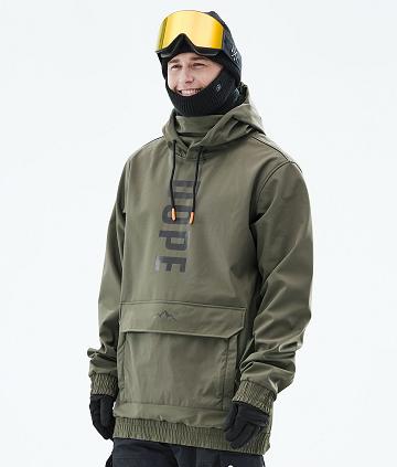 Olive / Green Men's Dope Wylie OG Ski Jackets | AUHK2951