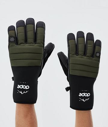 Olive / Green Women's Dope Ace Gloves | AUJJ3922