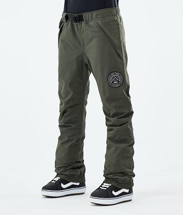 Olive / Green Women's Dope Blizzard W 2021 Snowboard Pants | AUQZ3250