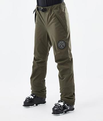 Olive / Green Women's Dope Blizzard W Ski Pants | AUCE3300