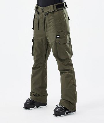 Olive / Green Women's Dope Iconic W Ski Pants | AUGL3334