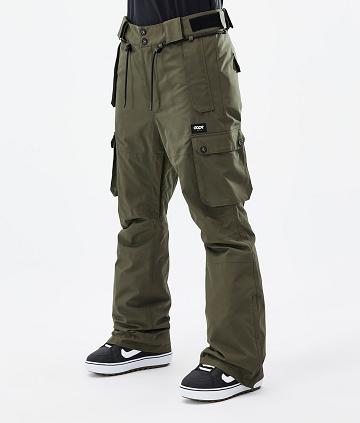 Olive / Green Women's Dope Iconic W Snowboard Pants | AUYU3272