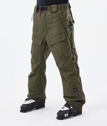 Olive Men's Dope Antek Ski Pants | AUUT2605