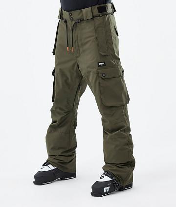 Olive Men's Dope Iconic Ski Pants | AUNB2640