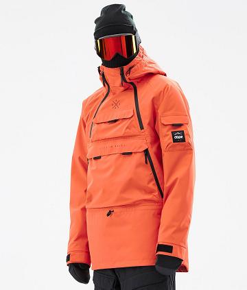 Orange Men's Dope Akin Ski Jackets | AUDN2883