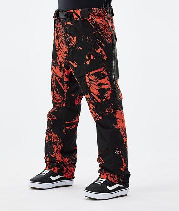 Orange Men's Dope Antek 2021 Paint Snowboard Pants | AUOR2551