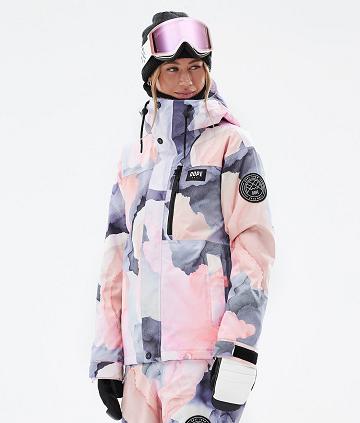 Orange Women's Dope Blizzard W Full Zip Blot Snowboard Jackets | AURW3468