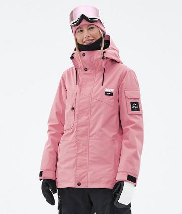 Pink / Black Women's Dope Adept W Ski Jackets | AUJJ3558