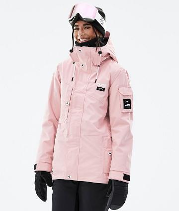 Pink Women's Dope Adept W Snowboard Jackets | AUGL3378