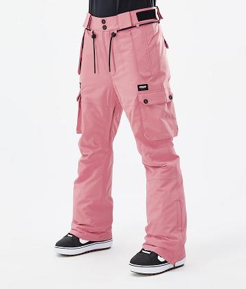 Pink Women's Dope Iconic W Snowboard Pants | AUOR3269