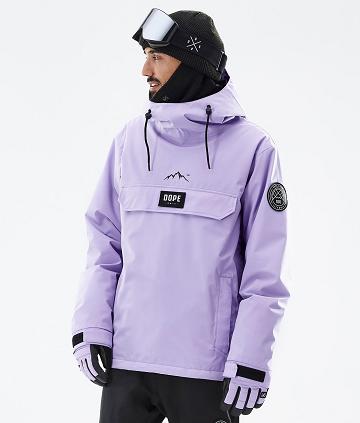 Purple Men's Dope Blizzard Snowboard Jackets | AUUT2774