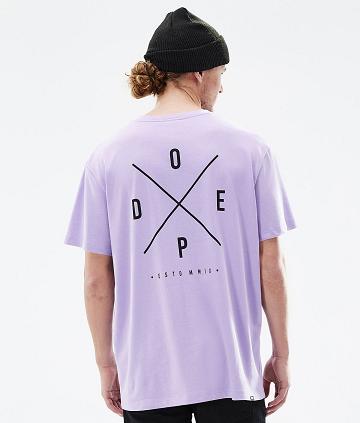 Purple Men's Dope Standard 2X-Up T Shirts | AUTV2989