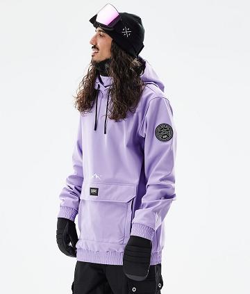 Purple Men's Dope Wylie Patch Snowboard Jackets | AUBC2827