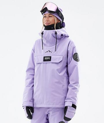 Purple Women's Dope Blizzard W Faded Ski Jackets | AUFM3632