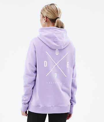 Purple Women's Dope Common W 2X-Up Hoodie | AUYU3830