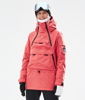 Red Women's Dope Akin W 2021 Snowboard Jackets | AUYU3414