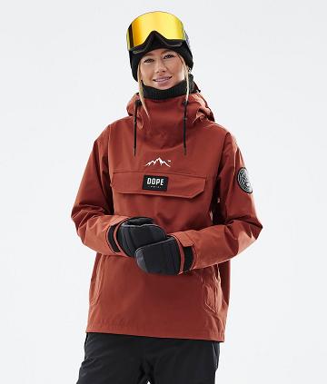 Red Women's Dope Blizzard W Ski Jackets | AUOR3619