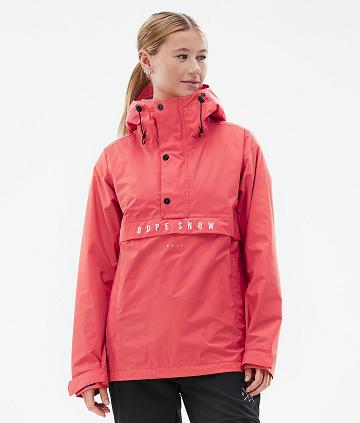 Red Women's Dope Legacy Light W Outdoor Jackets | AUFM3743